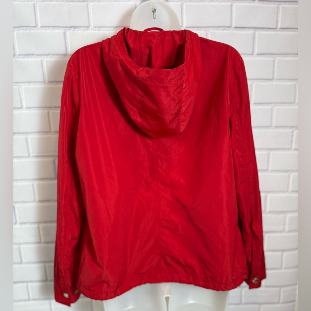 Michael Michael Kors Red Hooded Zip-Up Jacket Gold
Hardware Size M - Picture 8 of 16
